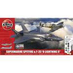 1/72 Then and Now Spitfire Mk.Vc & F-35B Lightning II