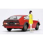 1/24 Nissan Fairlady 240ZG mit 70er Jahre Frauen-Figur