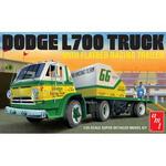 1/25 1966 Dodge L700 Truck w/Flatbed Racing Traile