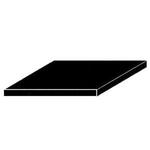Schwarze Polystyrolplatten, 200x530x0,25 mm, 8 Stück