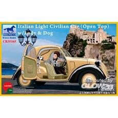 Italian Light Civilian Car(Open Top) w/Lady & Dog