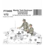 Marder Tank Destroyer Commander and Gunner 1/72 in 1/72