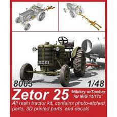 Zetor 25 \'Military w/Towbar for MiG 15/17s\' 1/48 in 1:48