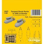 Tempest Bomb Racks & 1000 Lb Bombs in 1:48