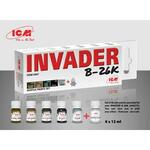 Acrylic paint set for Invader B-26K and other Vietnam aircraft 6 12 ml