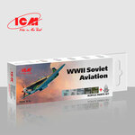 Acrylic Paint Set for WWII Soviet aviation