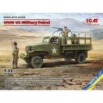 WWII US Military Patrol (G7107 with MG M1919A4) in 1:35
