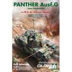 WWII German medium Tank Panther Ausf.G late production w/IR & Air Defense