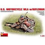 1:35 US Motorrad WLA m. Schützen
