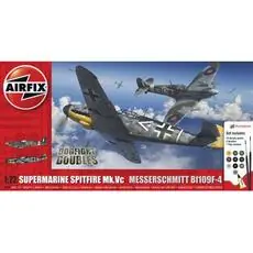 1/72 Supermarine Spitfire Mk.Vc vs Bf109F-4 Dogfighat Double