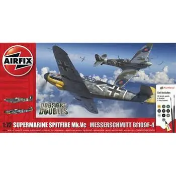 1/72 Supermarine Spitfire Mk.Vc vs Bf109F-4 Dogfighat Double