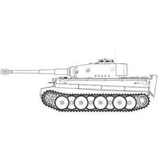 1/35 Tiger-1, mittlere Version *