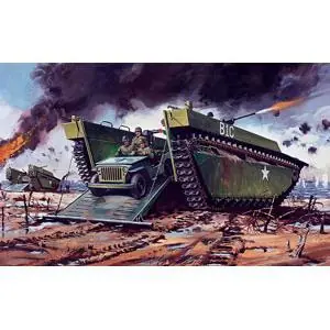 1/76 Buffalo Amphibian LVT & Jeep