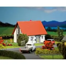 Einfamilienhaus, grau