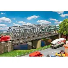 Stahlbrücke, 2-gleisig