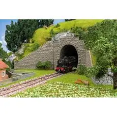 2 Tunnelportale, 1-gleisig