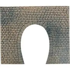 Dekorplatte Tunnelportal, Naturstein-Quader