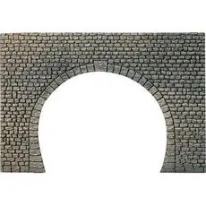 Dekorplatte Tunnelportal, Naturstein-Quader