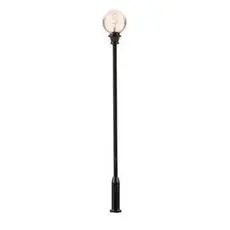 LED-Parklaterne, Kugel-Aufsatzleuchte, warmweiß, 3 Stück
