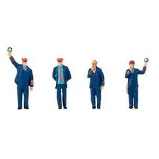 Figuren-Set mit Sound-Effekt Bahnpersonal & Schaffnerpfiff