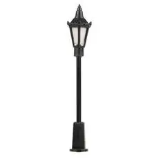 LED-Parklaternen, Sechskantlaterne mit Krone, 3 Stück