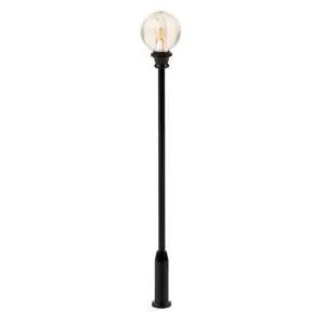 LED-Parklaterne, Kugel-Aufsatzleuchte, warmweiß