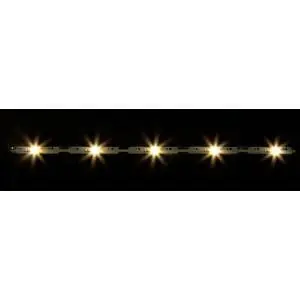 2 LED-Lichtleisten, warm weiß, je 180 mm