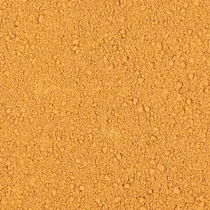 Streumaterial, Pulver, Tonerde-Untergrund, ockergelb, 240 g