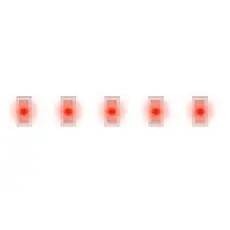 5 SMD-LEDs, rot