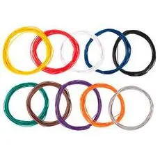 Litzensortiment 0,04 mm², 10 Farben à 10 m