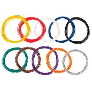Litzensortiment 0,04 mm², 10 Farben à 10 m