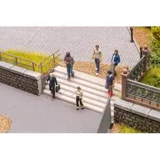Treppenabsteigende Personen Treppenabsteigende Personen