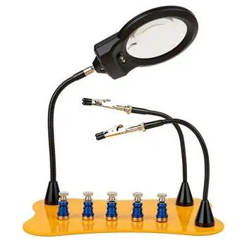 Löt- und Arbeitsstation mit Lupenlampe