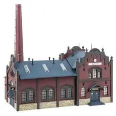 Fabrik mit Schornstein
