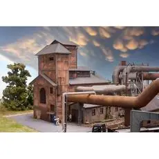 Gebläsehalle mit Rohrleitungen