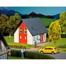 Einfamilienhaus, rot