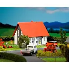 Einfamilienhaus, grau