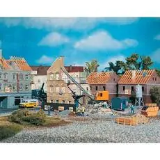 Abbruchhaus mit Bagger
