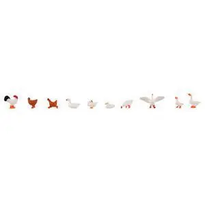 Hühner, Enten und Gänse