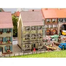 Altstadthaus mit Gerüst
