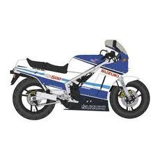 1/12 Suzuki RG500I, blau/schwarz/Weiss