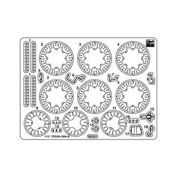 1/12 Ätz-Teile für Yamaha Tzr250 (3Ma)