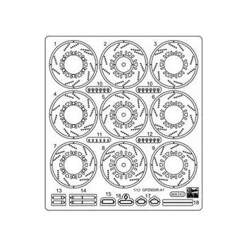 1/12 Photo-Tz-Teile für Kawasaki Gpz900R