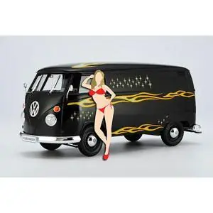 1/24 Volkswagen Typ 2 Lieferwagen mit blonder Frau