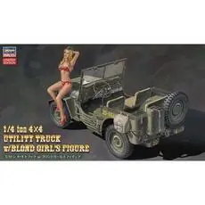 1/24 1/4 T. 4 x 4 Truck mit Frau