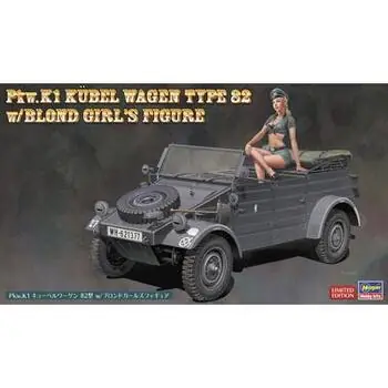 1/24 Kübelwagen 82 mit blonder Frau