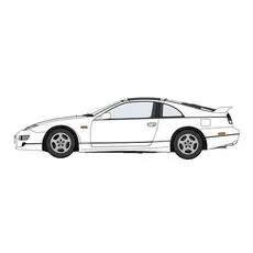 1/24 Nissan Fairlady Z (Z32) R Twin Turbo 2By2, 19000098 1/24 Nissan Fairlady Z (Z32) R Twin Turbo 2By2, 19000098