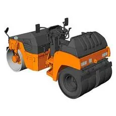 1/35 Vibrations-Straßenwalze Hitachi ZC50C5