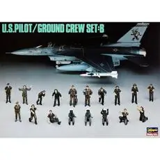 1/48 US-Air-Force Piloten und Bodenpersonal, Set A 1/48 US-Air-Force Piloten und Bodenpersonal, Set A