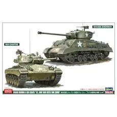 1/72 M4A3E Sherman & M24 Chaffee, 2 kits